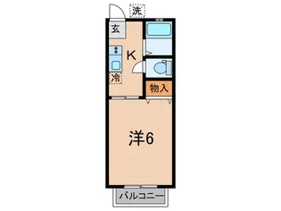 カ-サエミ-ル【2階】の間取り