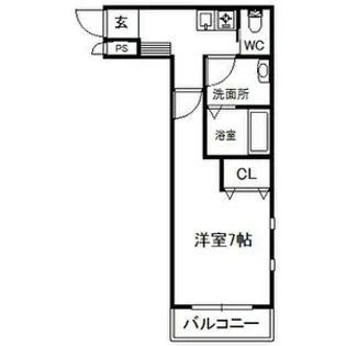 CASA松原【1階】の間取り