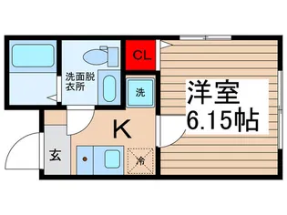 プランドール北柏【1階】の間取り