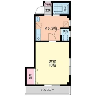 パーシモンズ・ガーデン【2階】の間取り