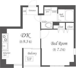 アイル池袋NORTH弐番館【8階】の間取り
