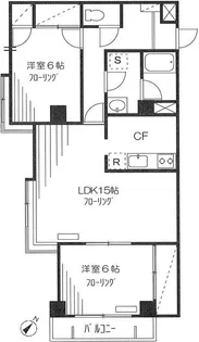 コートウィスタリア【2階】の間取り