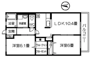 プライムガーデン21【2階】の間取り