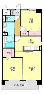 グラシア当知【1階】の間取り