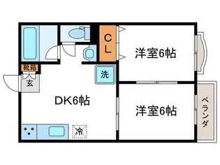 ハイツオオタ【2階】の間取り