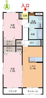 リュエル【1階】の間取り