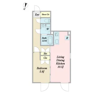 スペックレジデンス洗足池【3階】の間取り