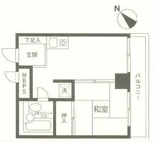 ライオンズプラザ市ヶ尾【3階】の間取り