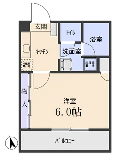 サンステージ上大岡【1階】の間取り