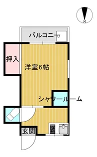 第1ゆき荘【2階】の間取り