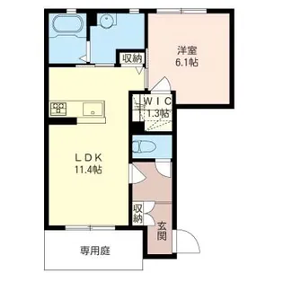 レコルト【1階】の間取り