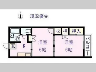 アーバンコアII【1階】の間取り