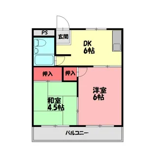 WESTヒルズ門真南【4階】の間取り