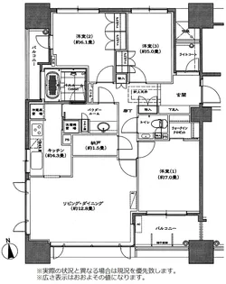 シティタワー西堀【8階】の間取り