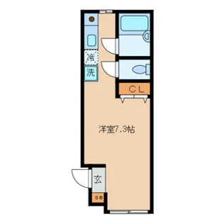 ソメノハイツ5【1階】の間取り
