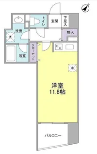 TKフラッツ渋谷【8階】の間取り