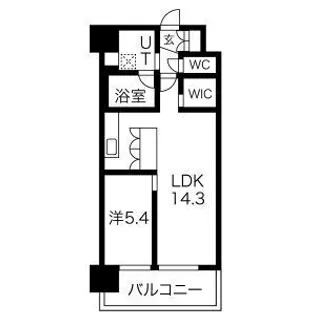 グランカーサ難波元町【4階】の間取り