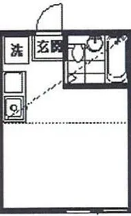 マリンパレス小平【2階】の間取り