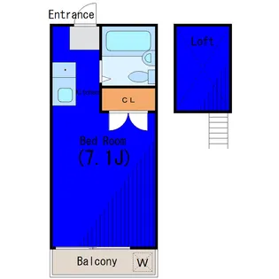 東京都大田区西馬込2【アパート】の間取り