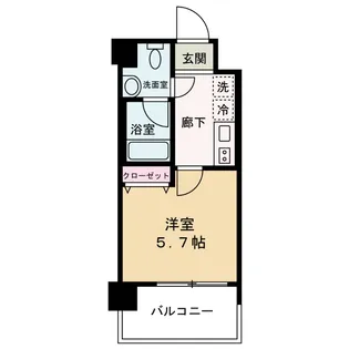 レオンコンフォート新梅田II【7階】の間取り