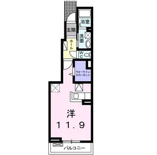 レ・セーナ【1階】の間取り