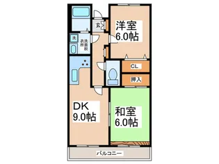 ADD HILLS【1階】の間取り