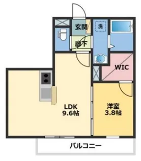 メゾン・ドゥ・アッシュ一之江【3階】の間取り