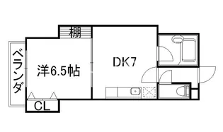 イッツアイランド【5階】の間取り