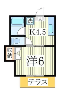 ALBA柏【1階】の間取り