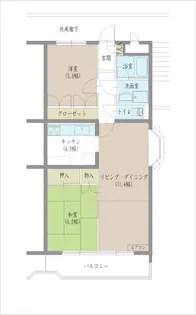Mハイツ【3階】の間取り