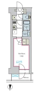 Brillia ist 池尻大橋【1階】の間取り