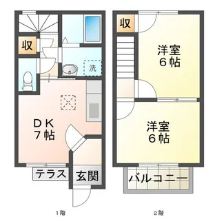 三重県四日市市日永西4【一戸建】の間取り