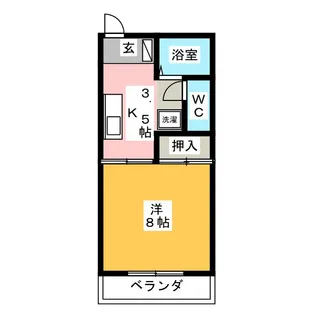 ペンギンズ マンション【2階】の間取り