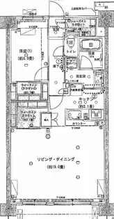 リビオシティ船橋北習志野【7階】の間取り