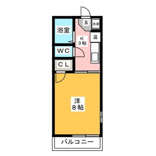 コロボックル B棟【2階】の間取り