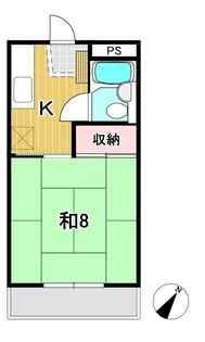 カーサM【2階】の間取り