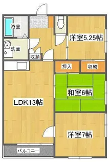 メゾンカシオペア【3階】の間取り