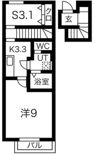 first花巻【2階】の間取り