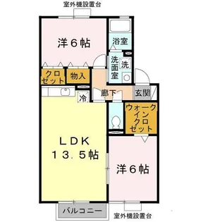 レジデンス桜【2階】の間取り