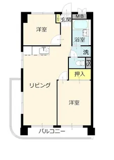 ルピナスマンション【3階】の間取り