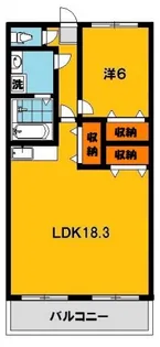 大島マンション【2階】の間取り