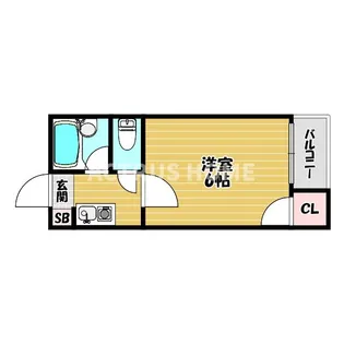 大阪府大阪市阿倍野区桃ケ池町1【マンション】の間取り