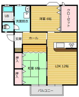 向日葵館【2階】の間取り