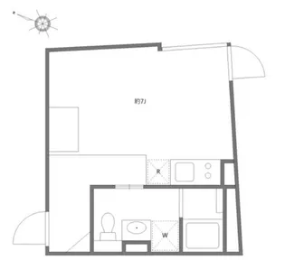 エクサム初台【3階】の間取り