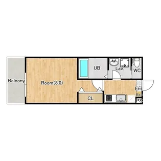 ジーメゾン桜西堀【3階】の間取り