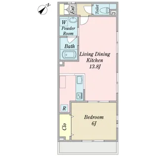 アクア・ラグーナ【1階】の間取り