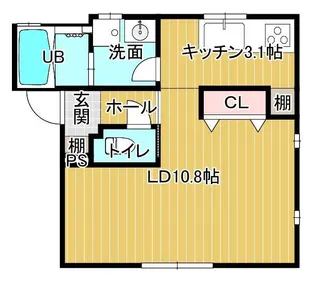 BELEA Hatuda【2階】の間取り