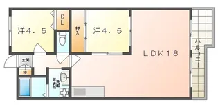 リバージュ【3階】の間取り