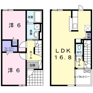 メゾンノア Cの間取り