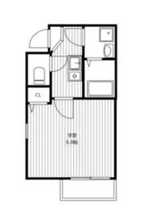ヒルサイドテラス港南台【2階】の間取り